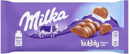 Milka Bubbly Chocolate 90g