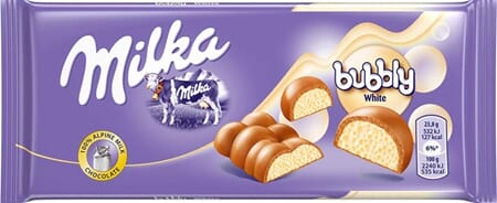 Milka Bubbly White Chocolate 95g