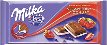 Milka Strawberry Yoghurt Chocolate 100g