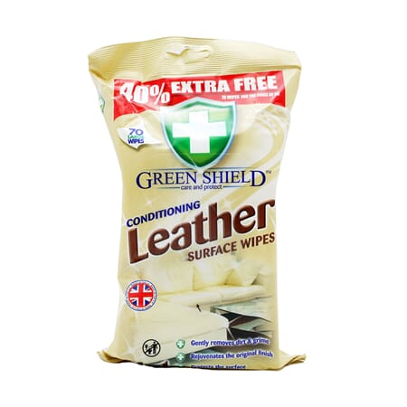 Greenshield Wipe Leather 70stk