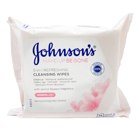 Johnsons Make Up Refreshing Wipes 25stk