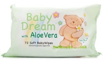 Baby Dream Wipes Aloe Vera 72stk