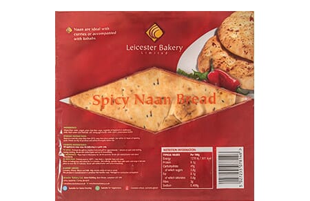 LB Spicy Naan 4x500g