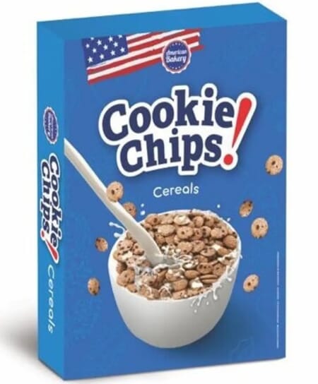 American Bakery Cookie Chips Cereal 180g