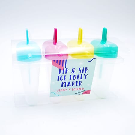 Ice Lolly Maker Sip & Lip 4pk
