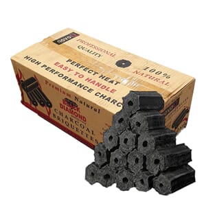 Black Diamond Charcoal Briquettes LOG 15cm 10kg