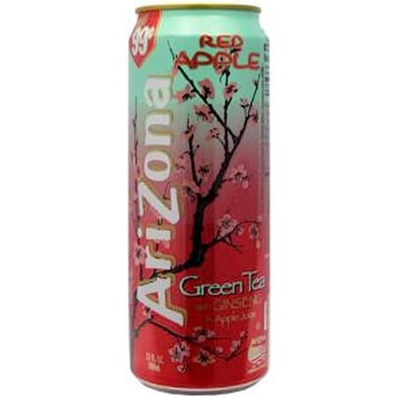 Arizona Tea Bi Red Apple Green 23,5oz