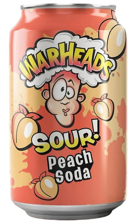 Warheads Peach 355ml