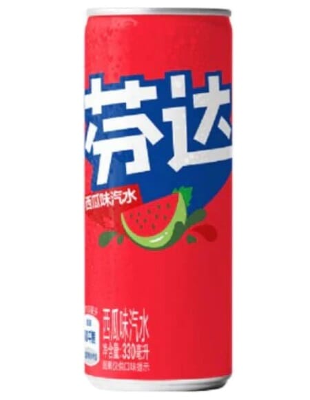 Fanta Oriental Watermelon Slim Can 330ml