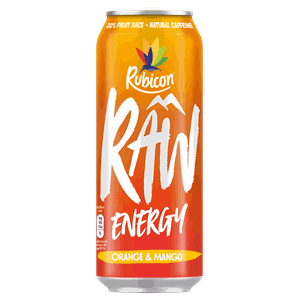 RAW Energy Orange Mango 500ml