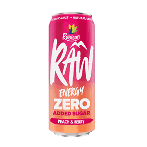 RAW Energy Zero Peach Berry 500ml