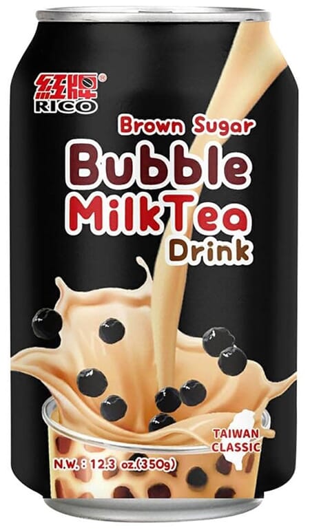 Rico Bubble Milk Tea Brown Sugar 350ml