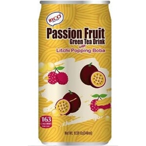 Rico Green Tea Passion Boba 350ml