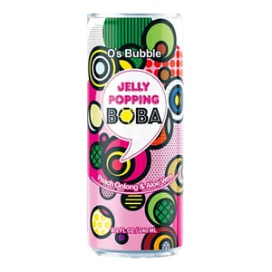 Jelly Popping Bubble Tea Peach Aloe 240ml