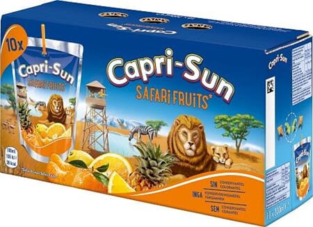 Capri Sun Safari Fruits 200mlx10