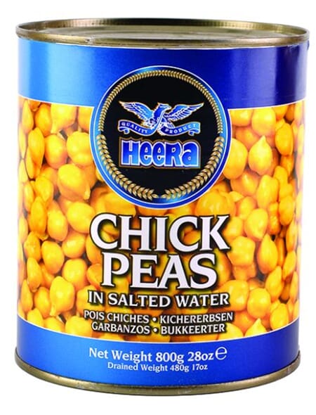 Heera Chick Peas Boiled 800g