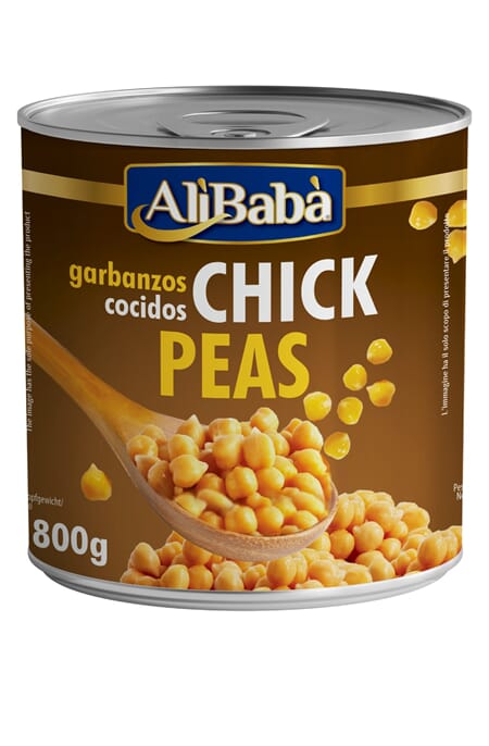 Ali Baba Chick Peas Boiled 800g x 12 N