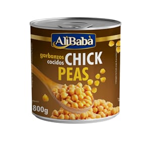 Ali Baba Chick Peas Boiled 800g x 12 N