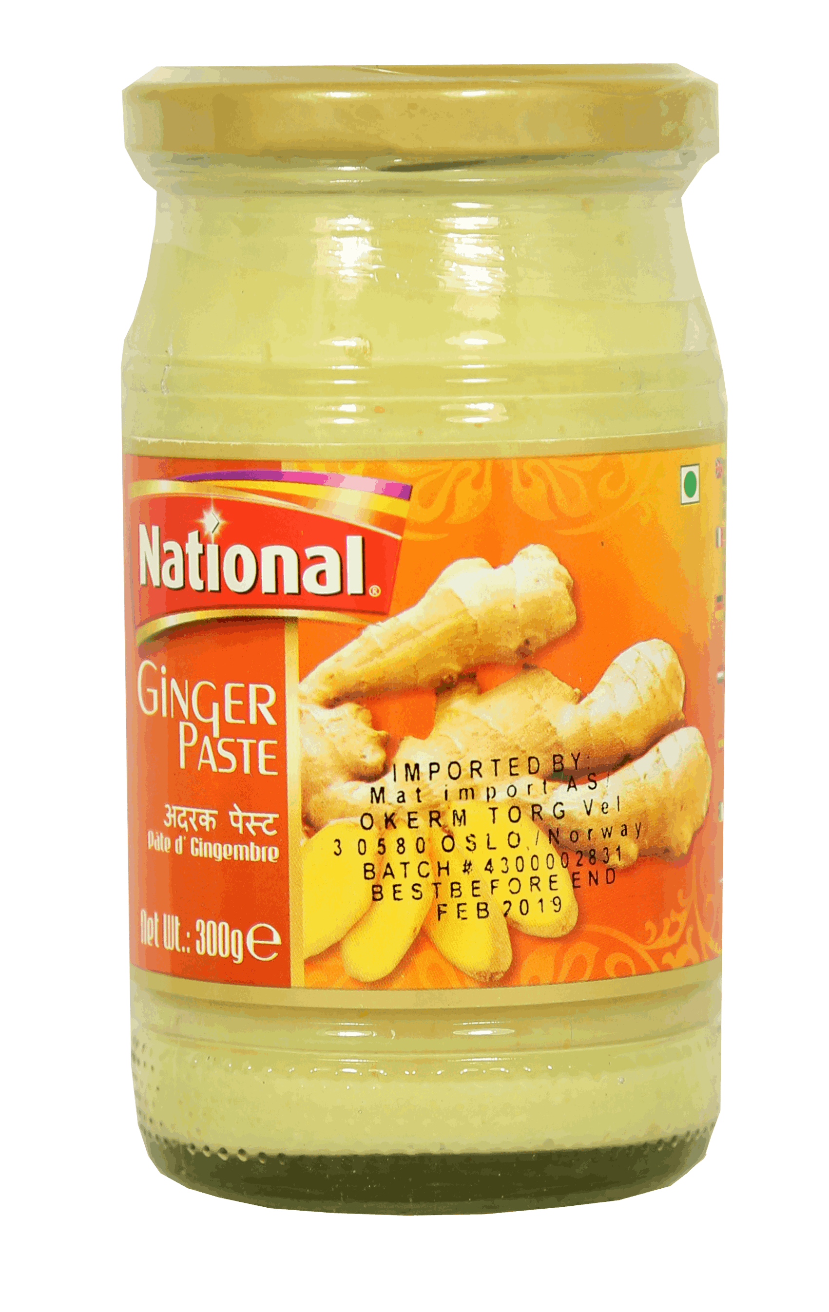 National Ginger Paste 300g Fine Distribution AS