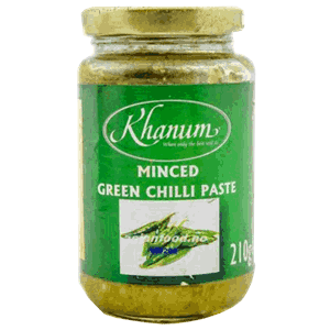 Khanum Minced Green Chilli Paste 210g