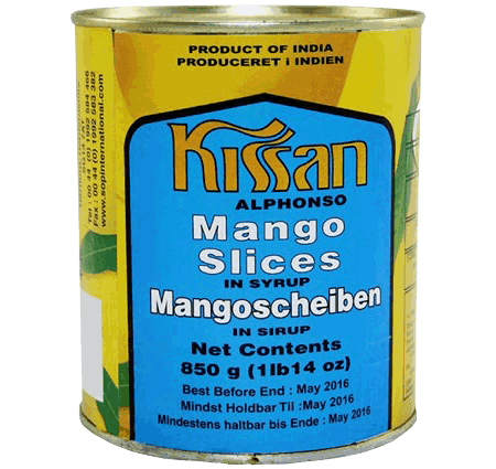 Kissan Alphanso Mango Slice 850g