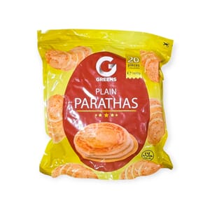 Greens Plain Paratha Family Pack 20pc 80g