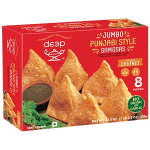 Deep Punjabi Samosa with Chutney 648g