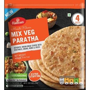 Haldirams Mix Veg Paratha 400g ***