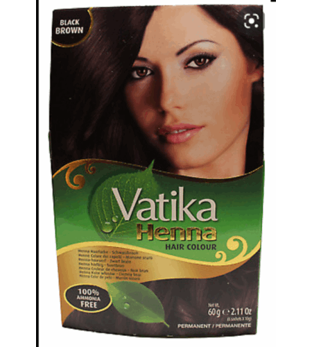 Vatika Henna Hair Colour Black Brown 10g