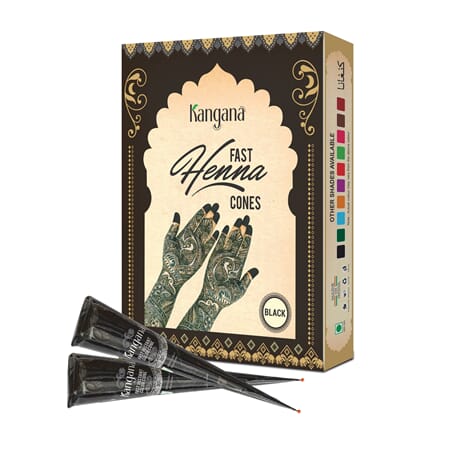 Kangana Fast Cone Henna Black 25g