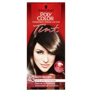 Poly Hair Color 43 Natural Dark Brown