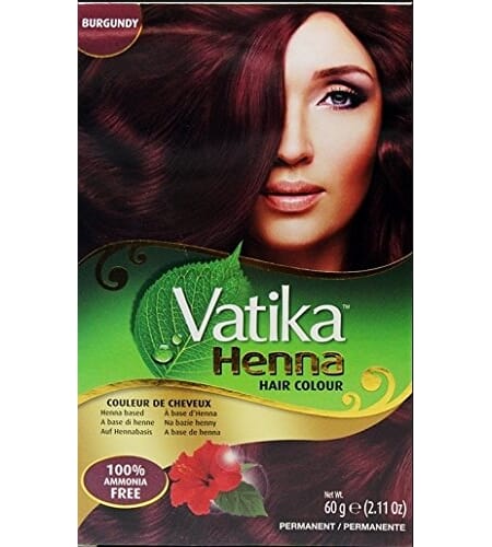 Vatika Henna Hair Colour Burgundy 10g