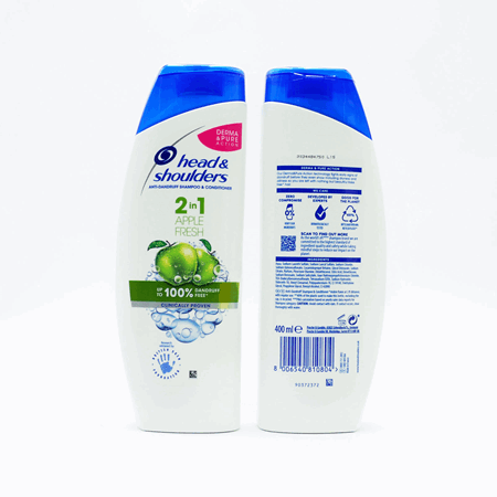 H&S Shampoo Apple Fresh 2in1 400ml