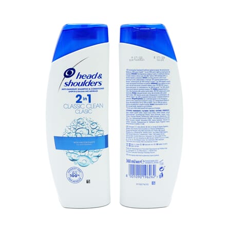 H&S Shampoo Classic Clean 2in1 360ml