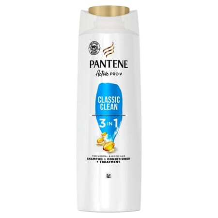 Pantene Shampoo Classic Clean 3in1 400ml