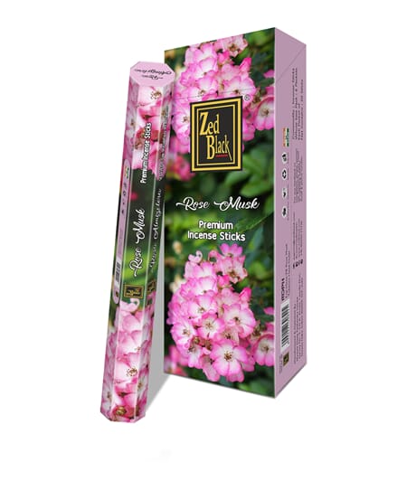Zed Black Rose Musk Agarbatti 20s
