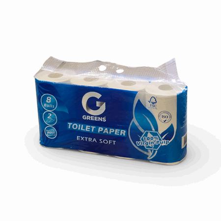 Greens Toilet Paper Extra Soft 8pk 2ply
