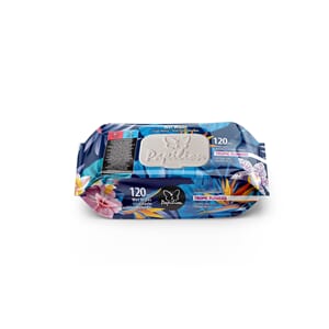Papilion Wet Wipe Tropical Flower 120pc