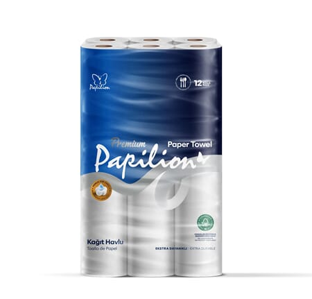 Papilion Toilet Paper 12pc 3ply