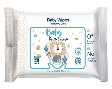 Papilion Travel Wipe 20pc