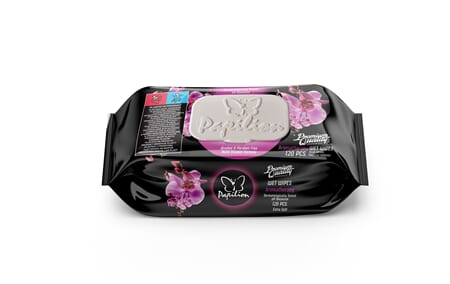Papilion Wet Wipe Aroma 120pc