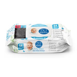 Papilion Wet Wipe Baby 64pc