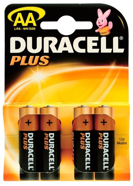 Duracell AA Plus Power Battery 4x20