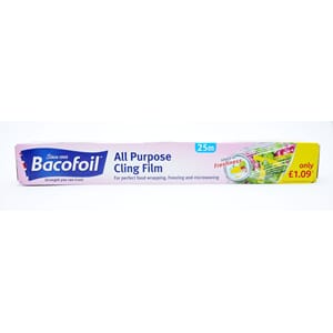 Bacofoil Cling Film All Purpose 300mmx25M