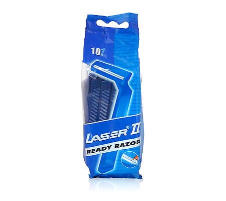 Laser II Disposable Razors Men Brick 10stk