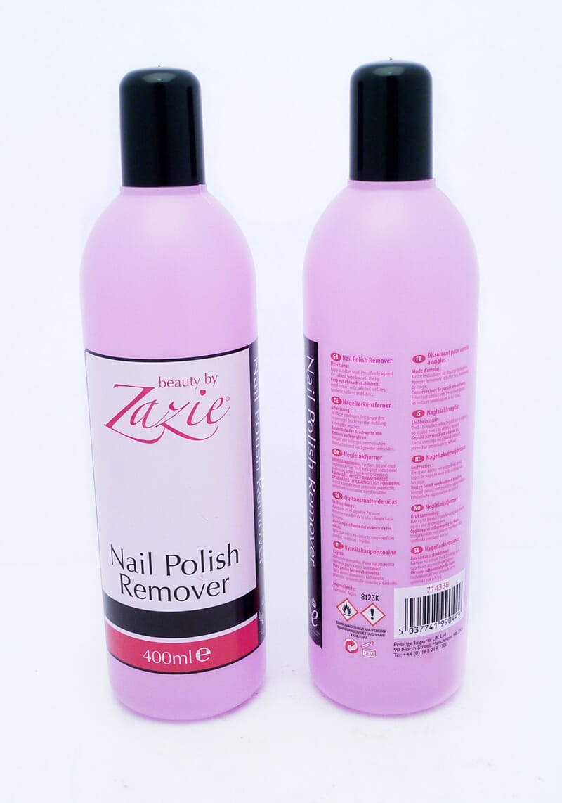 Zazie Nail Polish Remover 400ml Fine Distribution AS