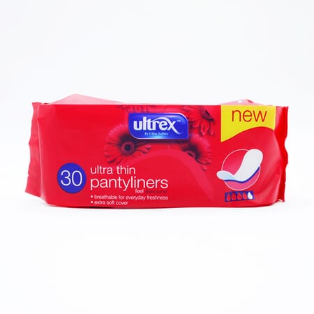Ultrex Ultra Thin Pantyliner 30s