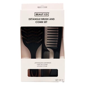 Beaut Co Detangle Brush Comb Set