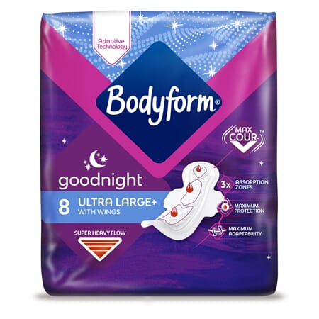 Bodyform Goodnight Ultra Large 8stk