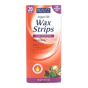 BF Wax Strip Argan Oil 20stk